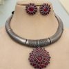 Zuri oxidised necklace - Image 3