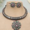 Zuri oxidised necklace